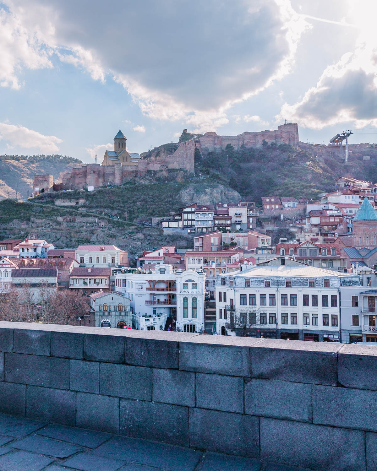 Narikala Fortress in Tbilisi - Georgia