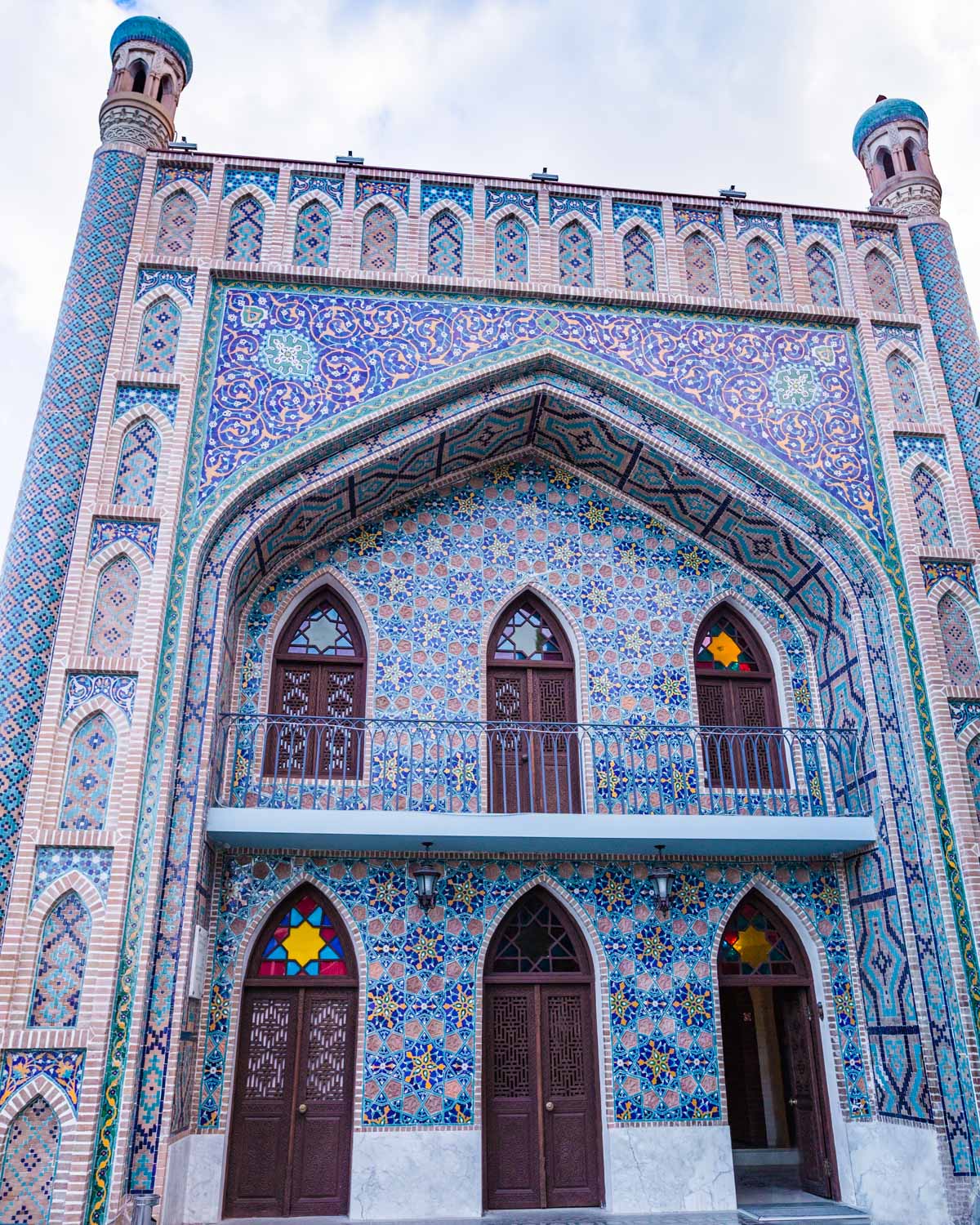 Facade of Orbeliani Bath, district of Abanotubani in Tbilisi - Georgia