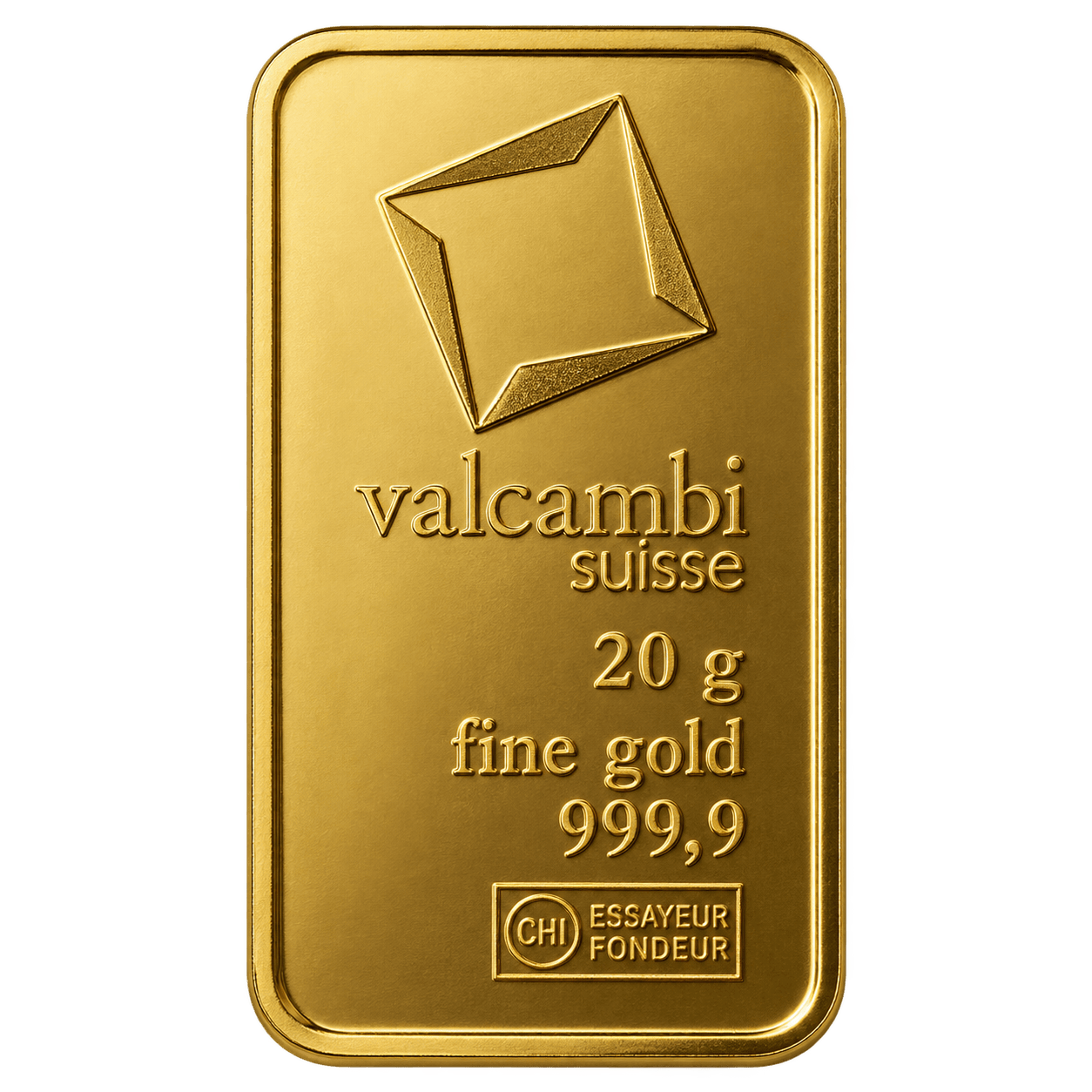 20 Gram Valcambi Gold Bar