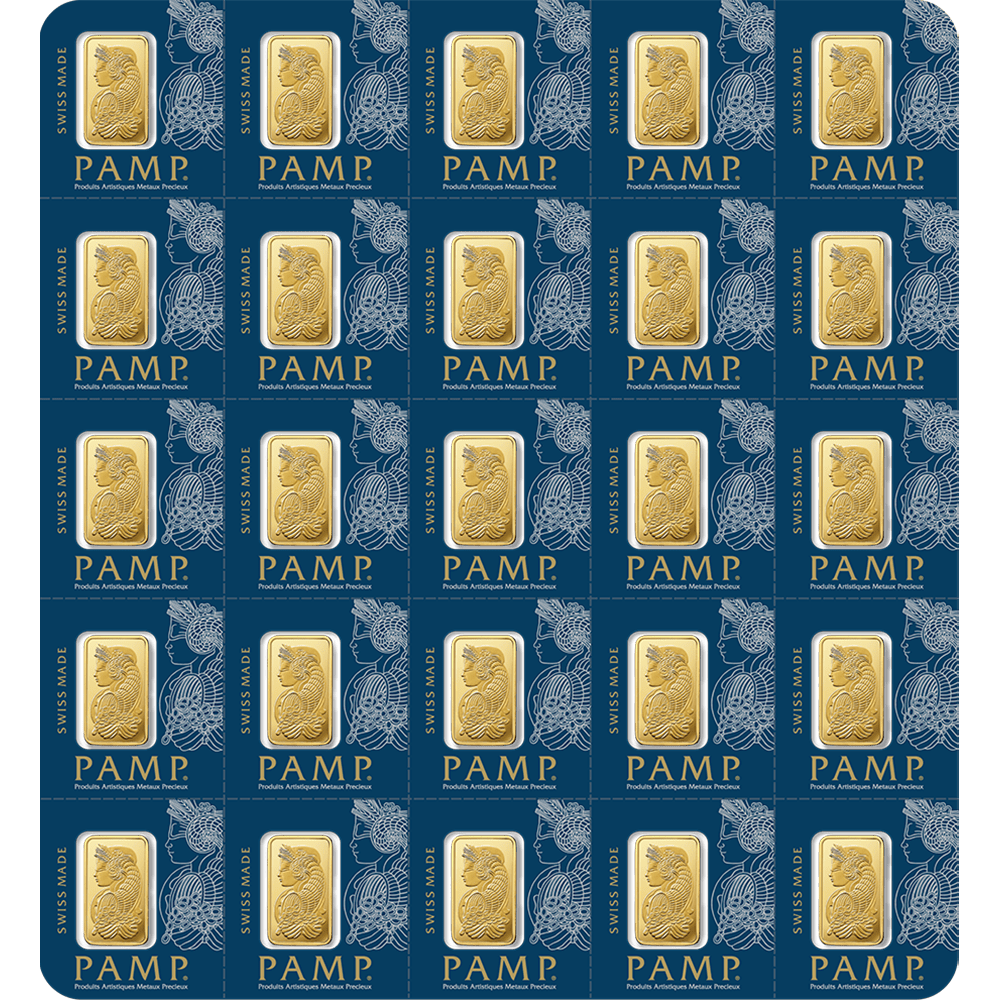 gold reverse pamp bars