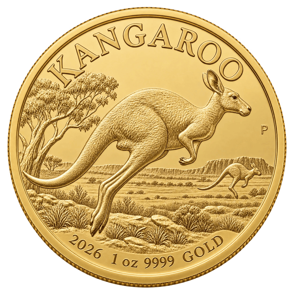 1 oz Australian Gold Kangaroo