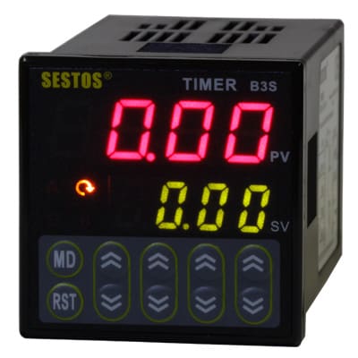 B3S-2R-24 - Digital Timer with 2 Relay Outputs 24v - Limitless Systems