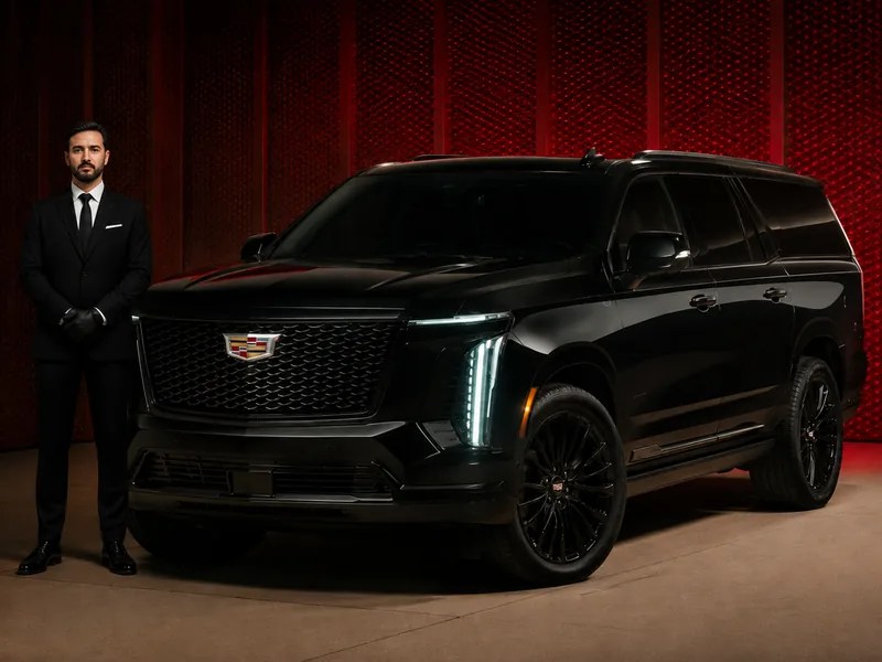 First Class SUV with a professional chauffeur for hourly limo service in Los Angeles