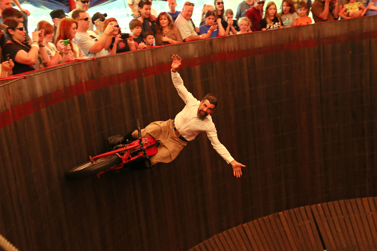 Motorcycle Wall of Death