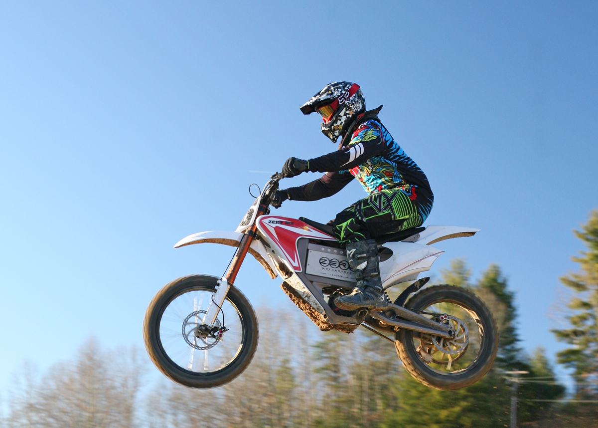 Jumping a Zero Motorcycle