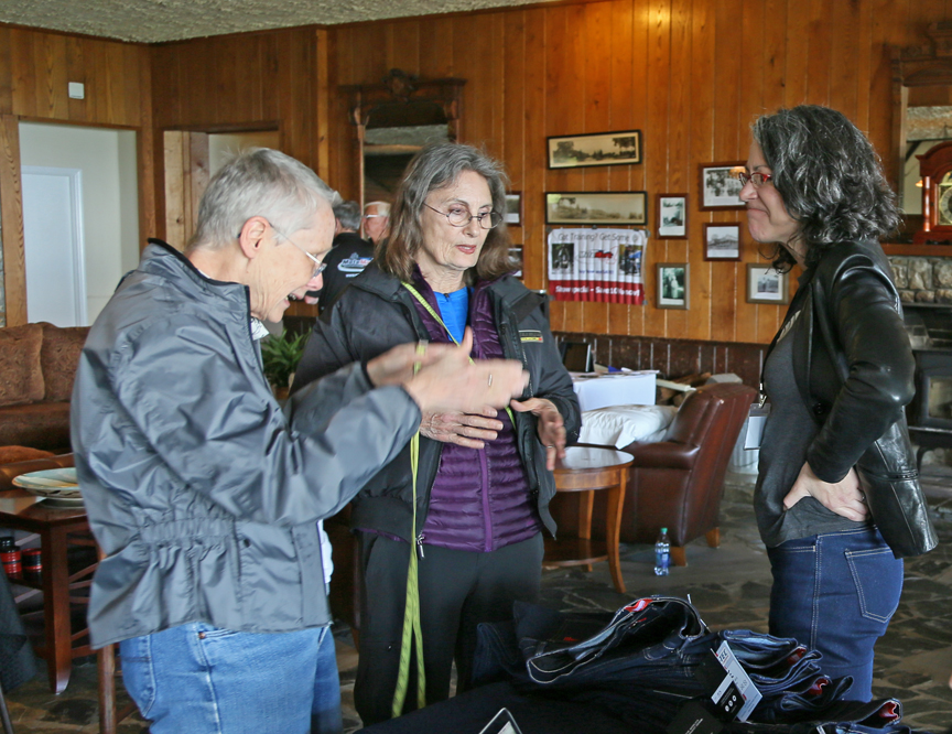 Cathy and Judy with Laura Smith