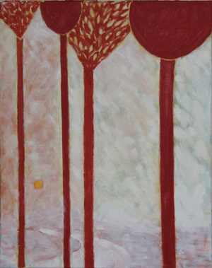 Flame of the Forest 2012 36 x 27cm