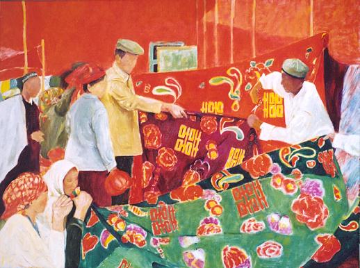 Double Happiness 2001 Oil on canvas 60 x 80cm (sold)