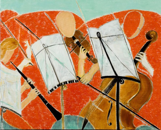 Ensemble 2007 Oil on canvas 102 x 127cm