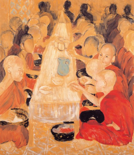 Supper 2003 - Oil on canvas 91 x 80cm (sold)