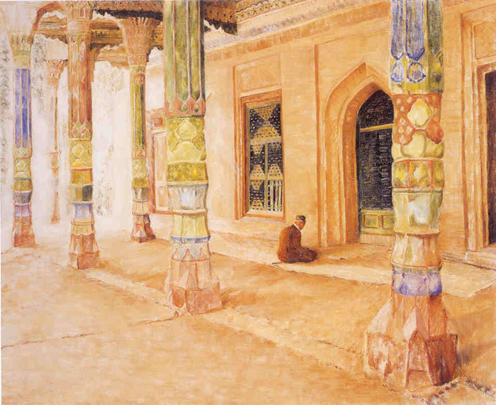 Mosque 2001 Oil on canvas 81 x 100cm (sold)
