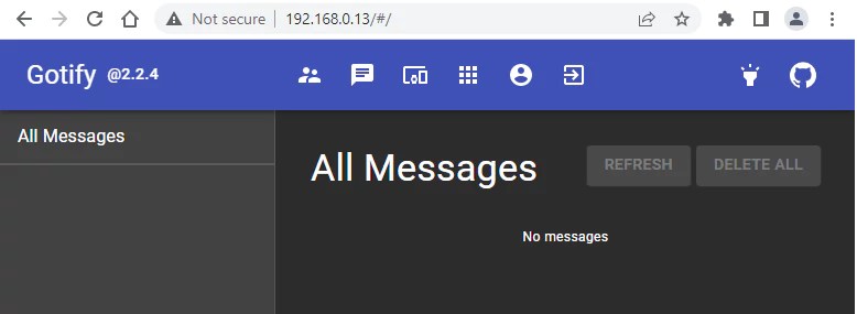 Install Gotify Inside Docker Container In Linux | Lindevs