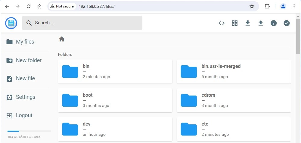 Install File Browser Inside Docker Container On Linux | Lindevs
