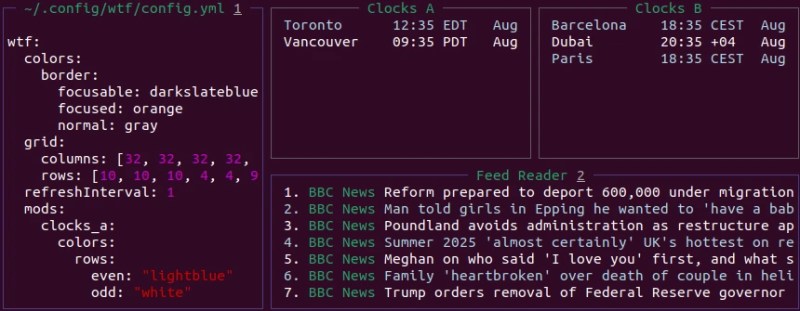 Install Wtf Terminal Dashboard On Ubuntu 24 04 Lindevs - Premium Light Photo - Retina