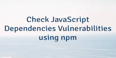 Get Dependency Tree Of JavaScript Packages Using Npm | Lindevs