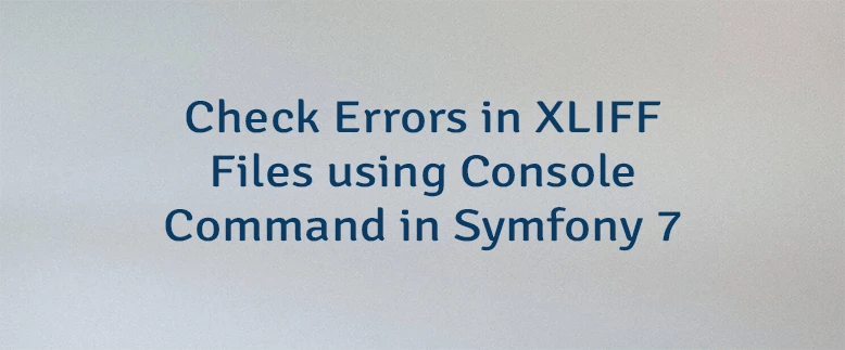 Check Validation Constraints For Class Using Console Command In Symfony 7 Lindevs - Best City Photos in 8K