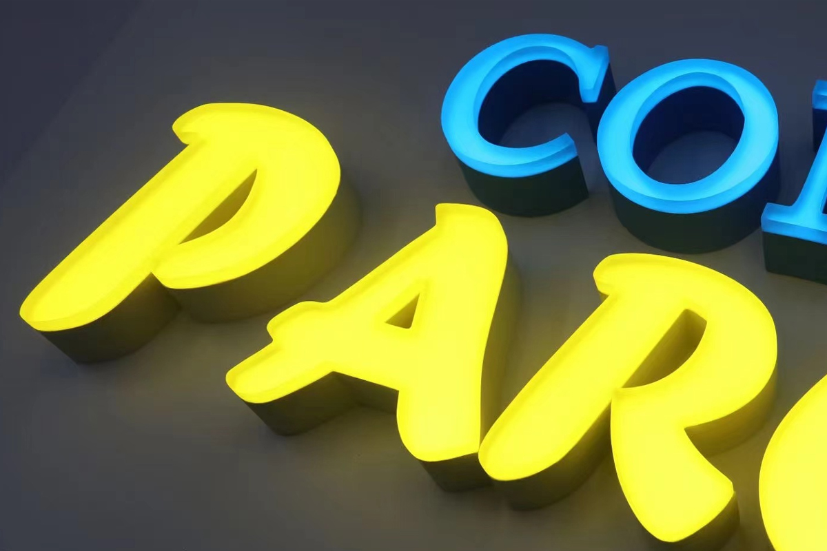 Bright Lettering Signage