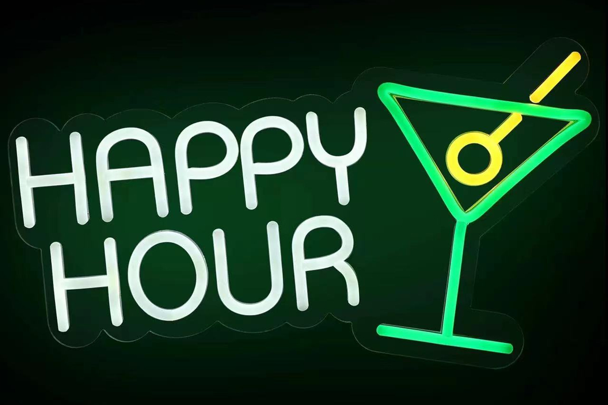 Custom LED Happy Hour Neon LED Sign