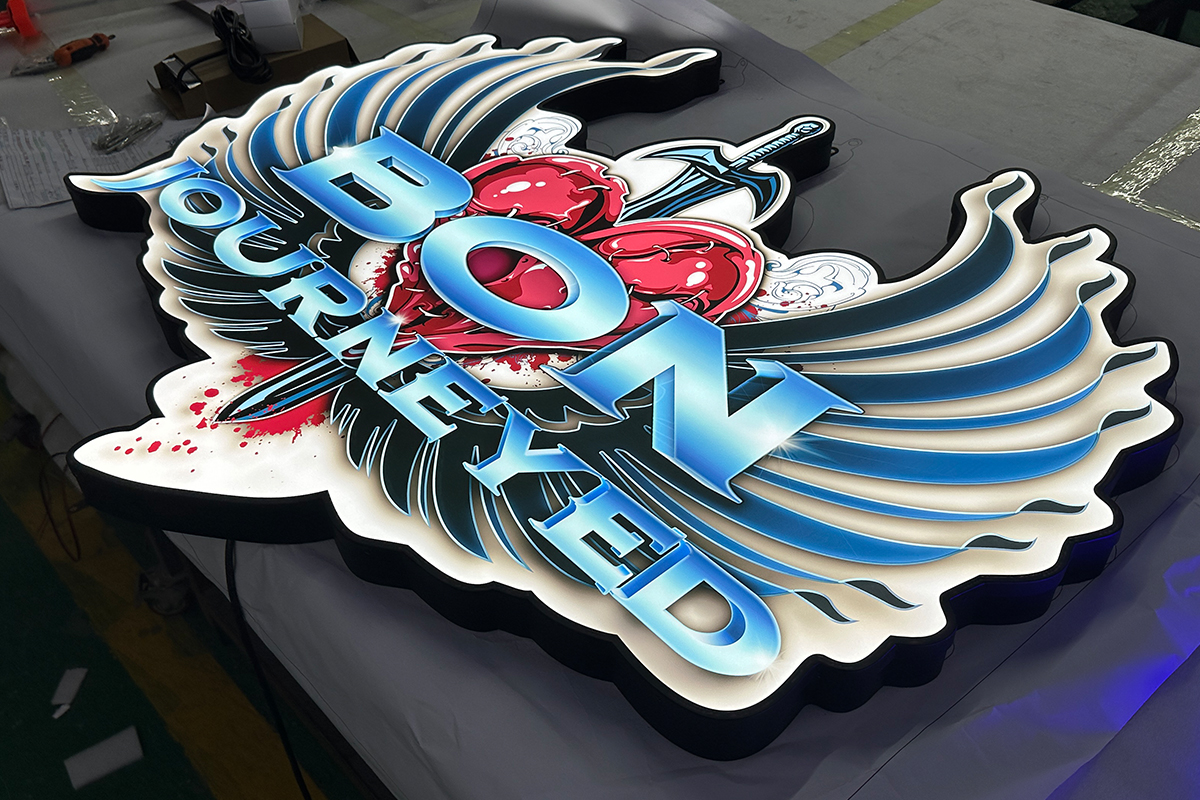 Custom LED Light Box Signage