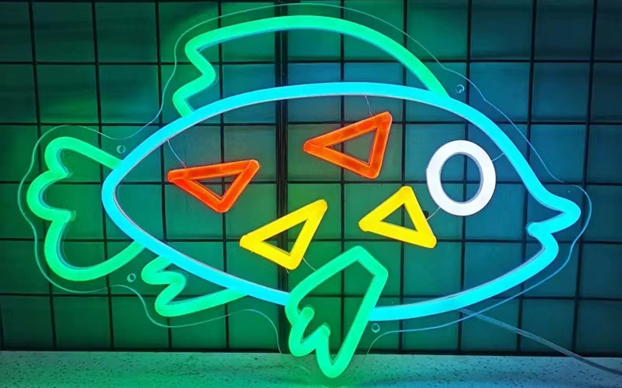 Customizable LED Fish Neon Light