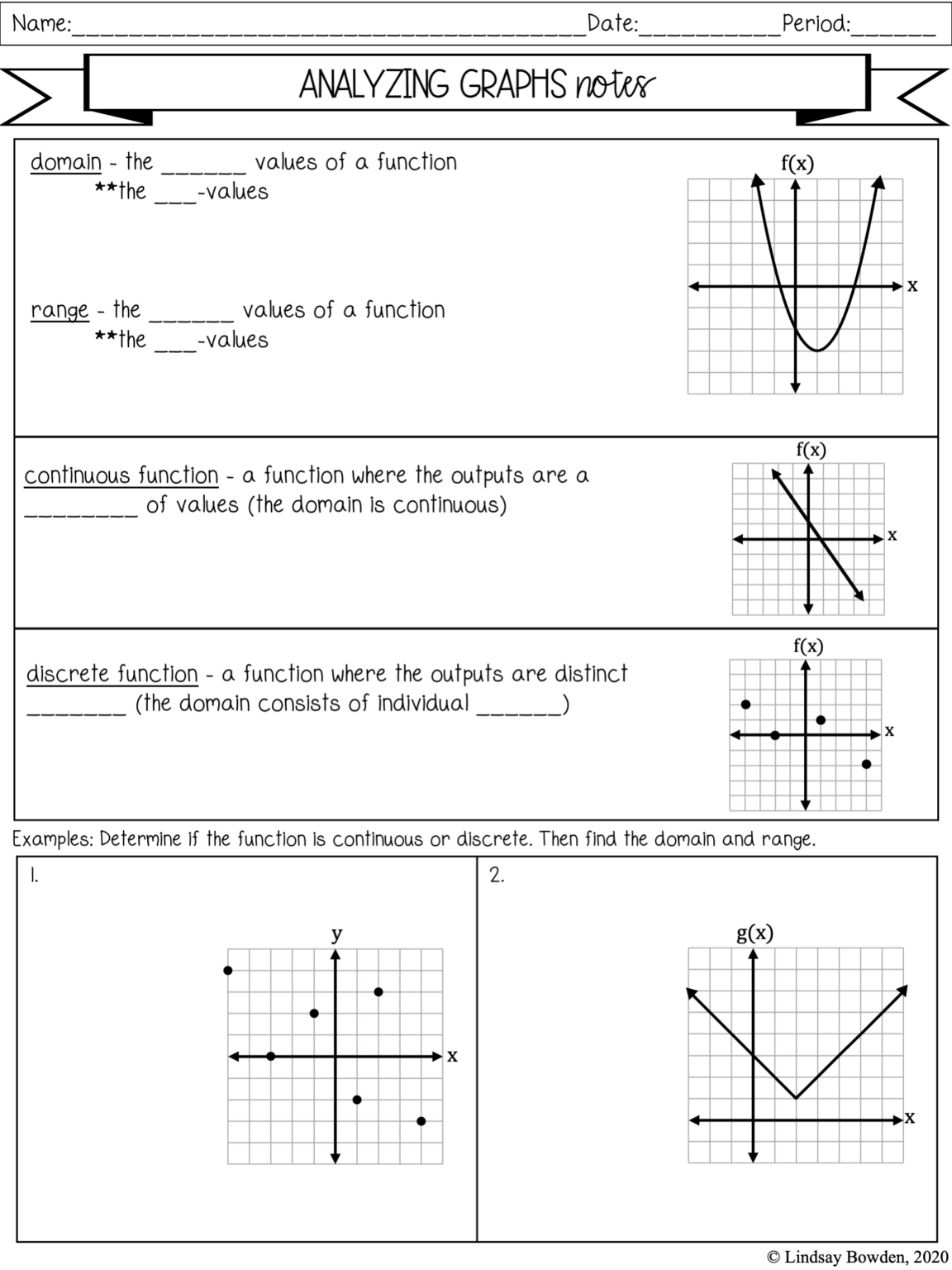 Relations and functions notes and worksheets