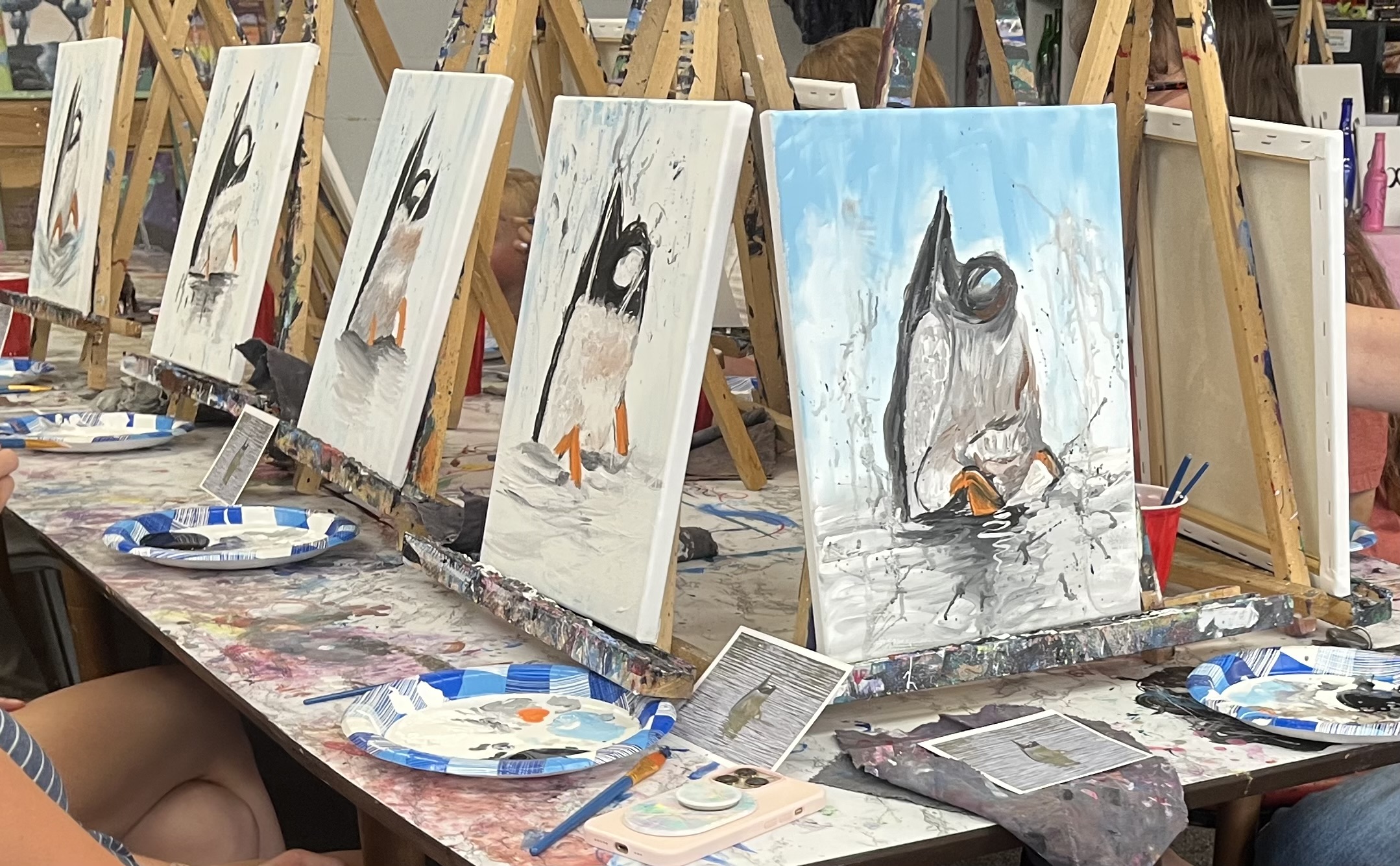 Painting Duck butt