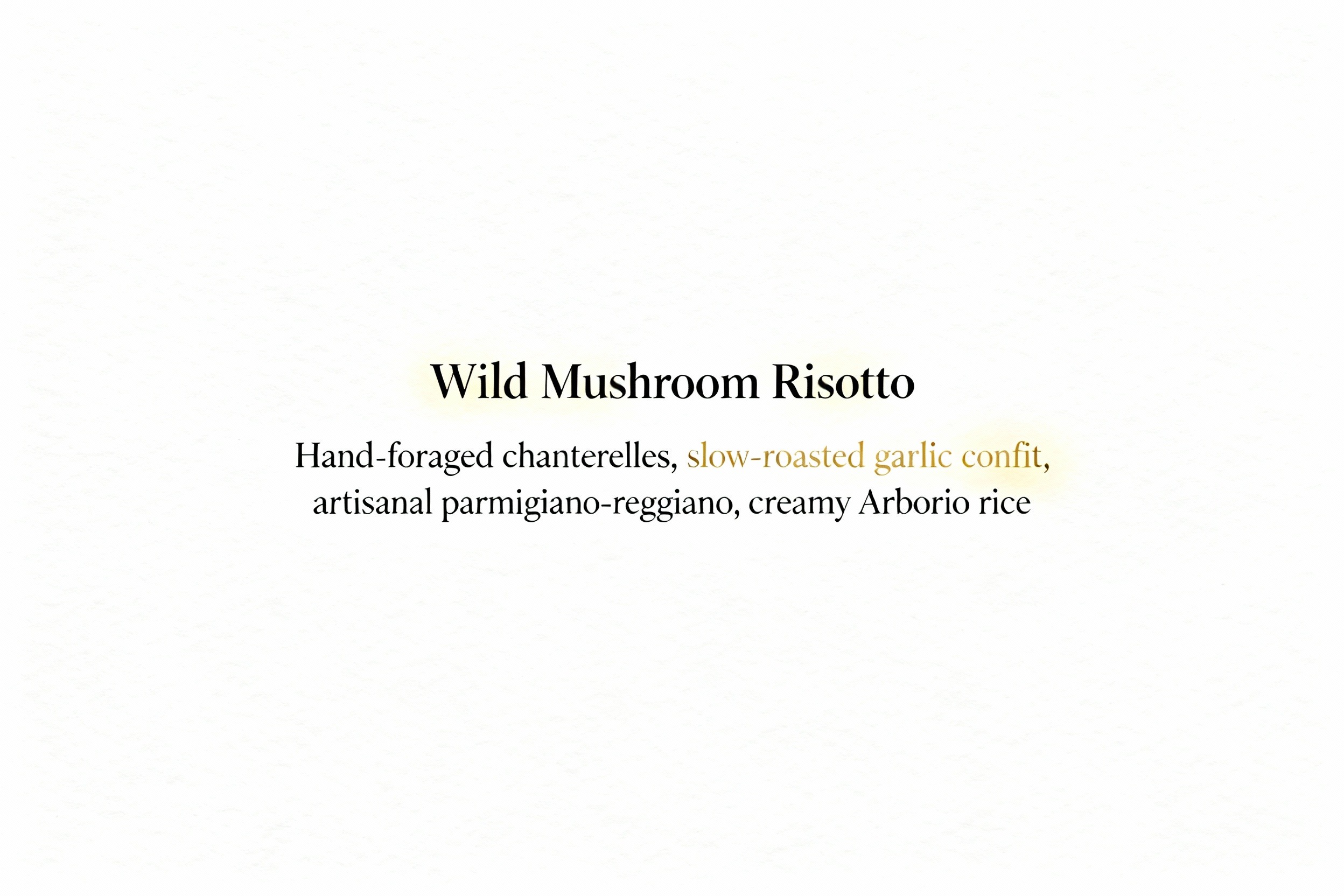 The Grammar of a Menu: How Wording Whets the Appetite