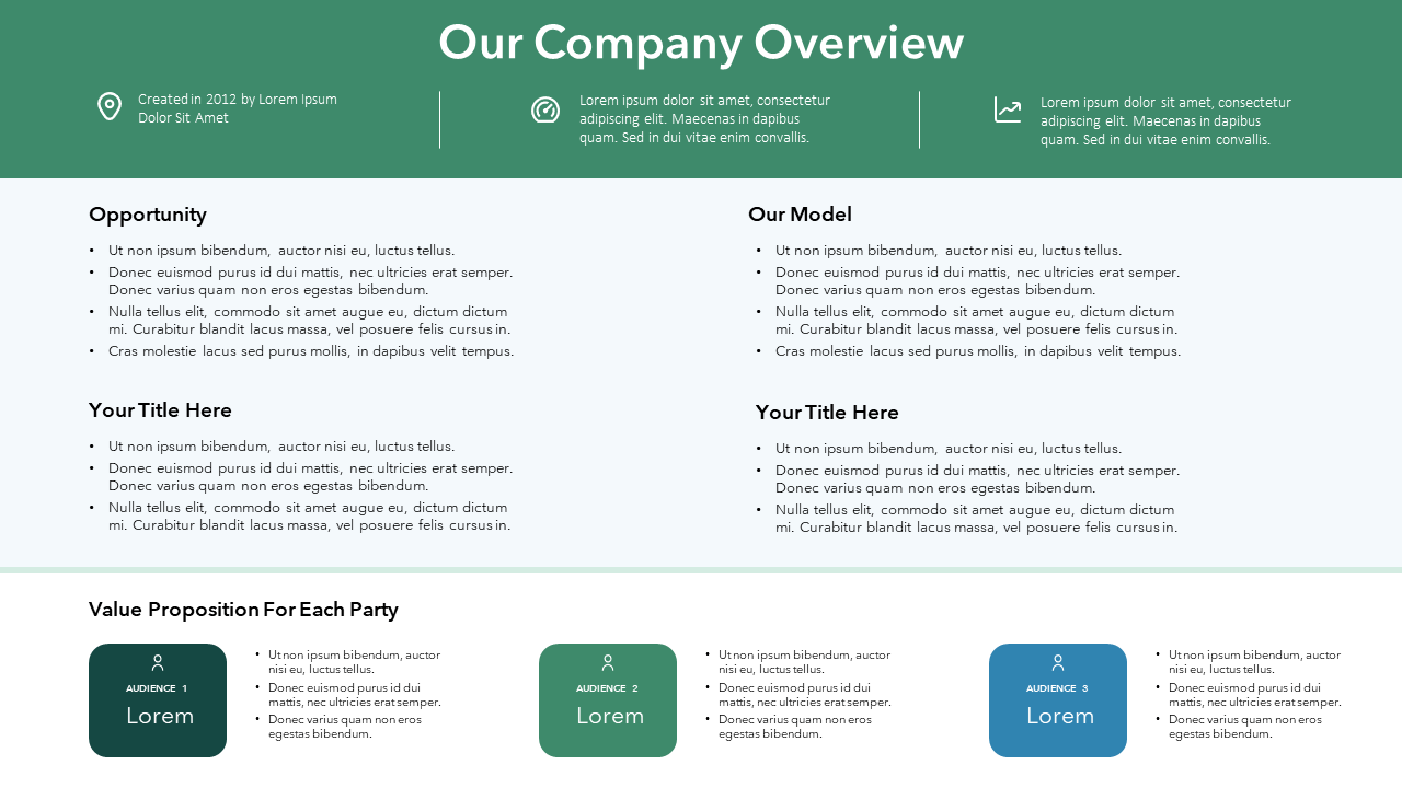 Company Overview Template Powerpoint Google Slides