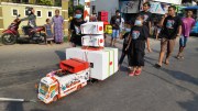 Mainan Truk di Rembang Didandani Layaknya Truk Pawai Karnaval
