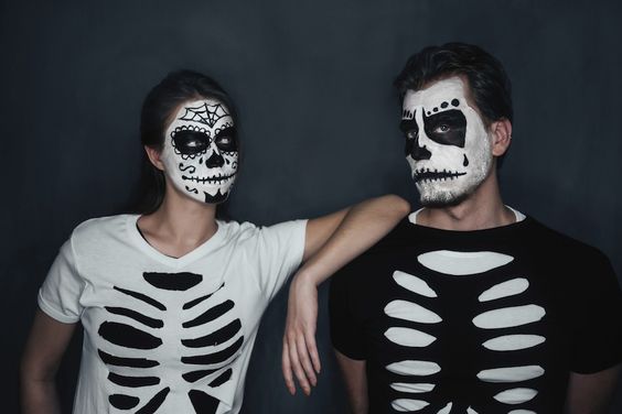halloween, costumes, homemade, DIY, skeleton