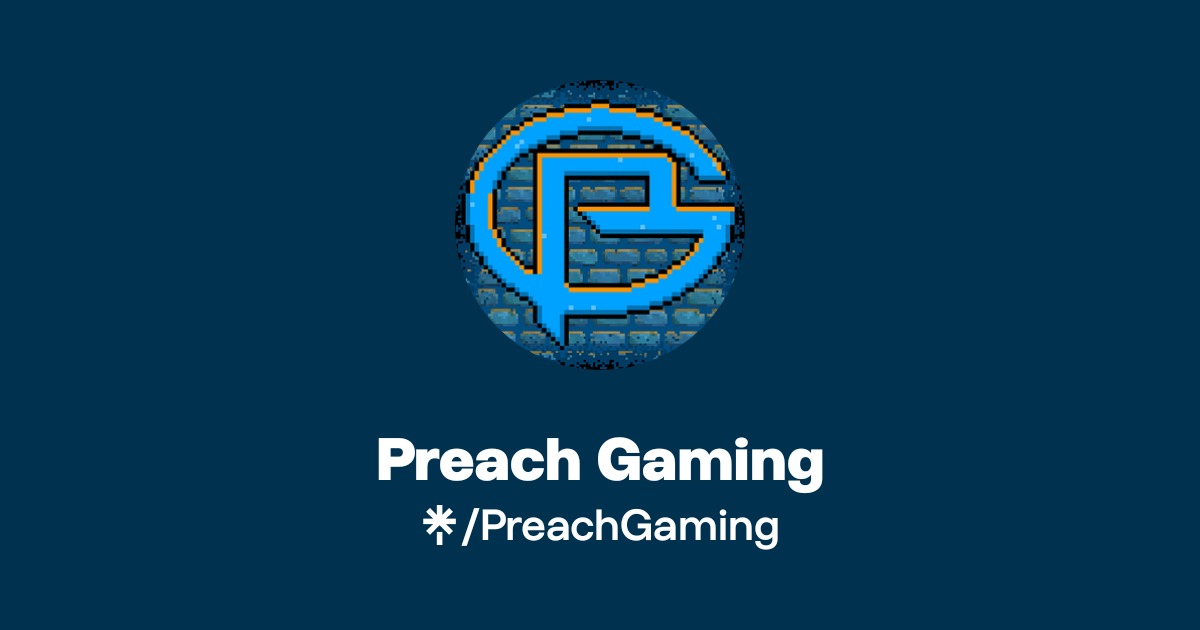 Preach Gaming Official Instagram X Twitch Twitter Linktree 