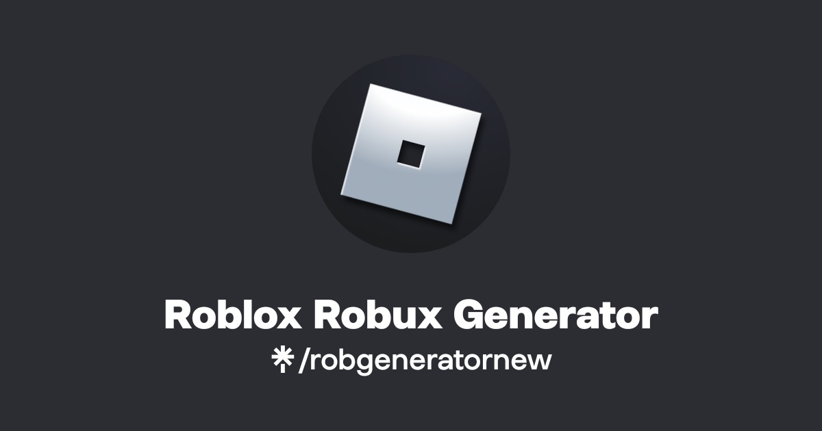 Roblox Robux Generator Linktree 