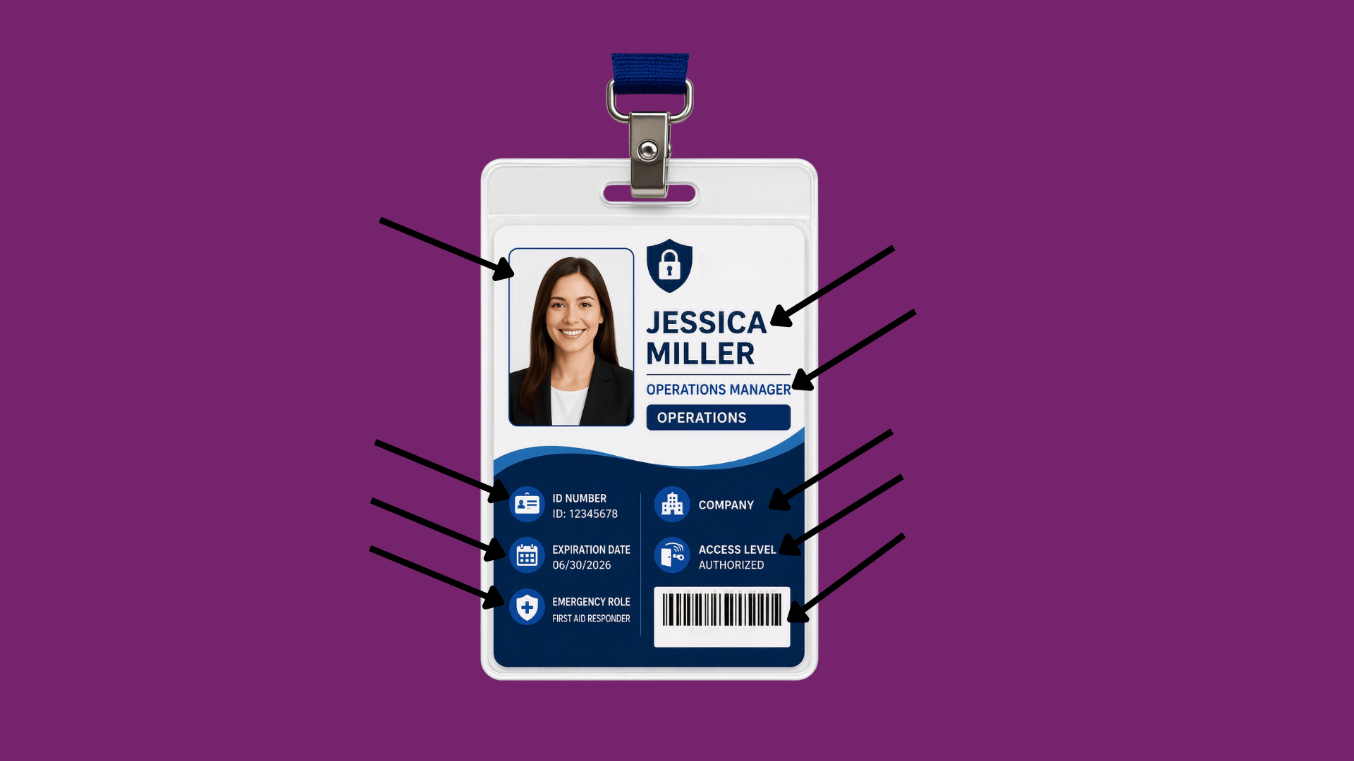 What Information Should Be Included on an Employee ID Badge?