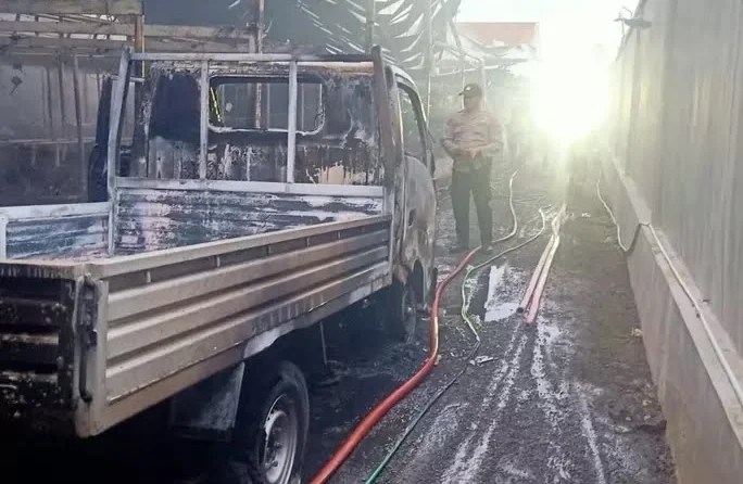 Kebakaran Kandang Ayam di Banyuwangi