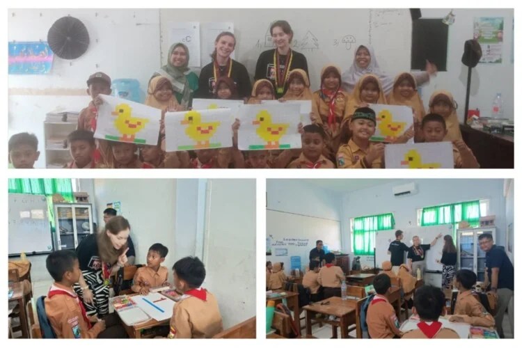 UTM Gandeng Universitas Palacky Latih Unplugged Coding di SDIT Ulil Albab.