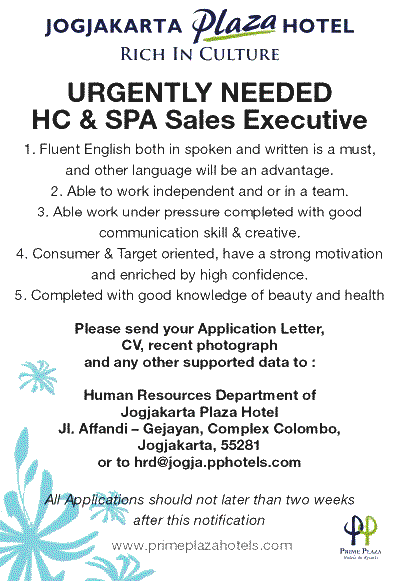 Loker digital marketing (part time) . Ada perusahaan yang sedang membuka kesempatan lowongan kerja marketing hotel, director of food and beverage, sales executive, marketing dan banyak lagi . Bila tidak menemukan lowongan hotel / loker hotel sales & marketing terbaru yang diinginkan, silakan cari via search form lokerhotel.com di bawah ini. Semua kerja marketing hotel di indonesia. Marketing hotel di jakarta ✓ cari di antara 24.000+ lowongan kerja terbaru ✓ pekerjaan penuh waktu, sementara dan paruh waktu ✓ langganan . Ada perusahaan yang sedang membuka kesempatan lowongan kerja sales marketing hotel, sales manager, digital marketer, sales executive dan banyak lagi di . 1 years experience in the sales, marketing, digital or related professional area; Marketing hotel di bandung ✓ cari di antara 25.000+ lowongan kerja terbaru ✓ pekerjaan penuh waktu, sementara dan paruh waktu ✓ langganan . Posting date jan 18, 2022 job number 22006964 job category sales . The grantage hotel & sky lounge, yang bergerak dibidang jasa akomodasi (penginapan), penjualan makanan & minuman & fasilitias meeting room, . Lowongan Kerja Hc Spa Sales Executive Jogjakarta Plaza Hotel Lintas Solo