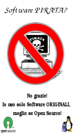Software PIRATA? No grazie!