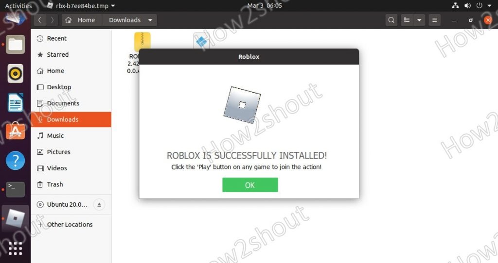 How To Install Roblox Game On Ubuntu 20 04 LTS Linux Vmware A9roph0j6U Min 1024x542 