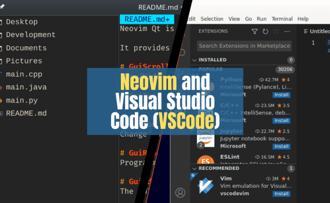 Know About Neovim And Visual Studio Code (VSCode)