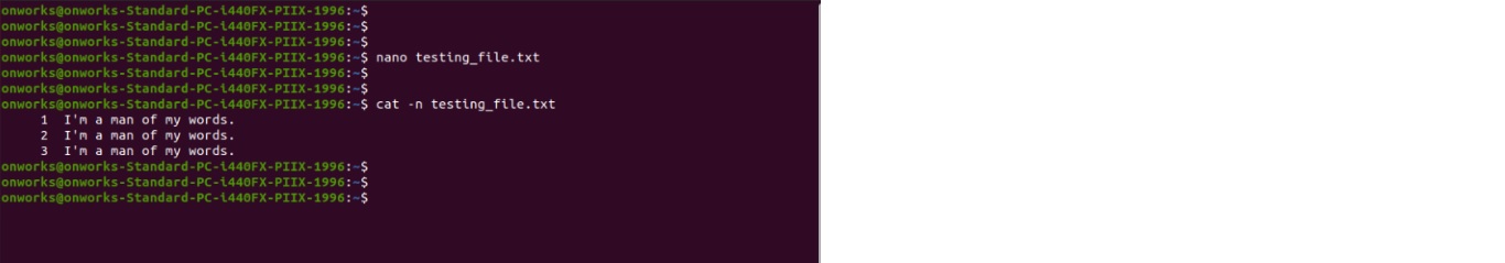 7 examples of cat command in linux