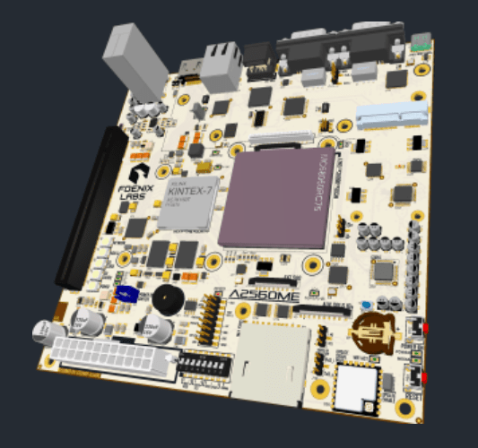 Foenix Labs A2560Me Brings MC68LC060 CPU, FPGA Graphics, and PCIe