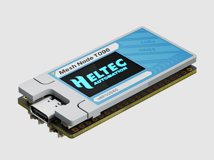 Heltec Mesh Node T096 adopts nRF52840 platform with integrated