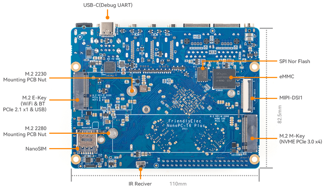 NanoPC-T6 Plus brings RK3588 to compact SBC with dual 2.5GbE
