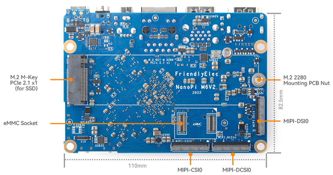 FriendlyELEC updates NanoPi M6 with ES8389 audio codec and revised I/O