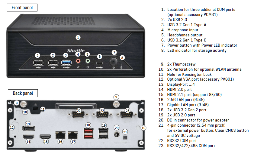 Shuttle XB860G2 and XH810 Slim Systems Arrive with Intel Core