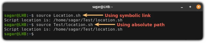 Get Script Directory Location in Bash