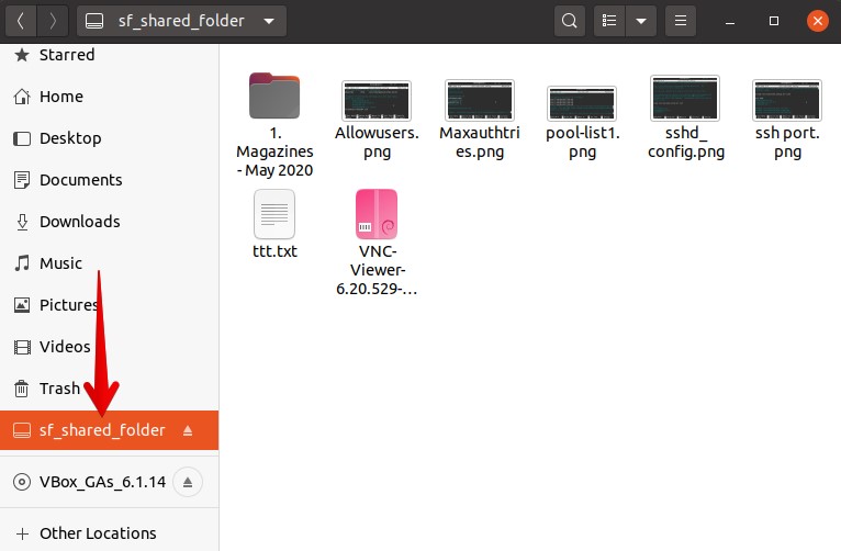 Sharing Folders between Host OS and Guest OS in VirtualBox (8) Sharing Folders between Host OS and Guest OS in VirtualBox (8)
