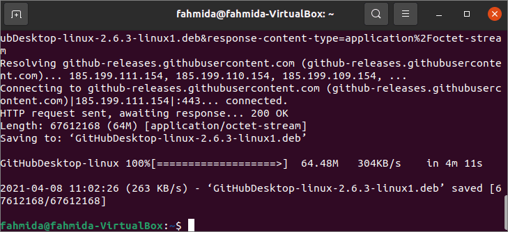 You'll have a username from here. How To Install And Use Github Desktop On Ubuntu