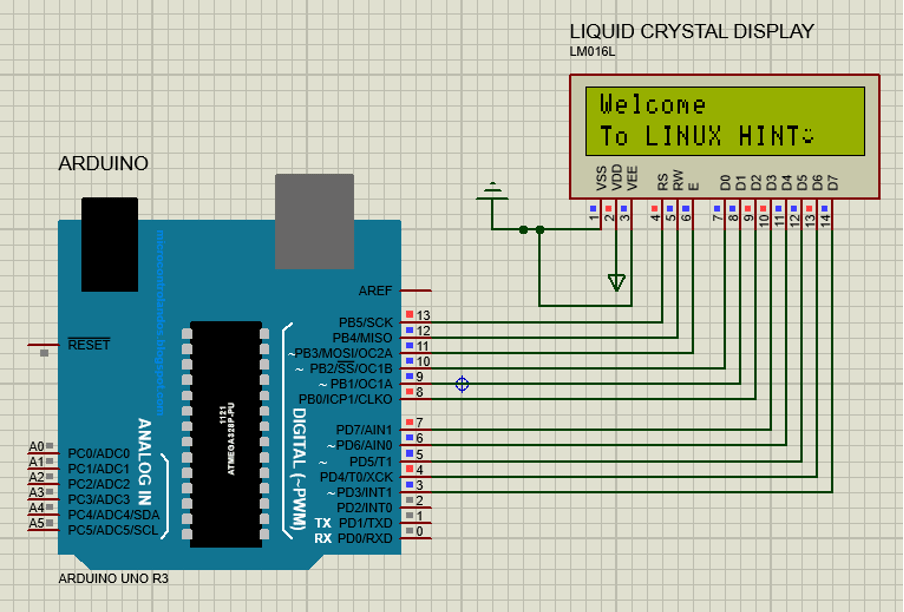 Lcd Wiring Diagram Arduino - Circuit Diagram