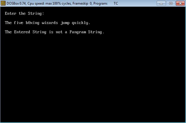 C Program To Check Given String Is Pangram Or Not Linux Punx - Retina Landscape Arts for Desktop